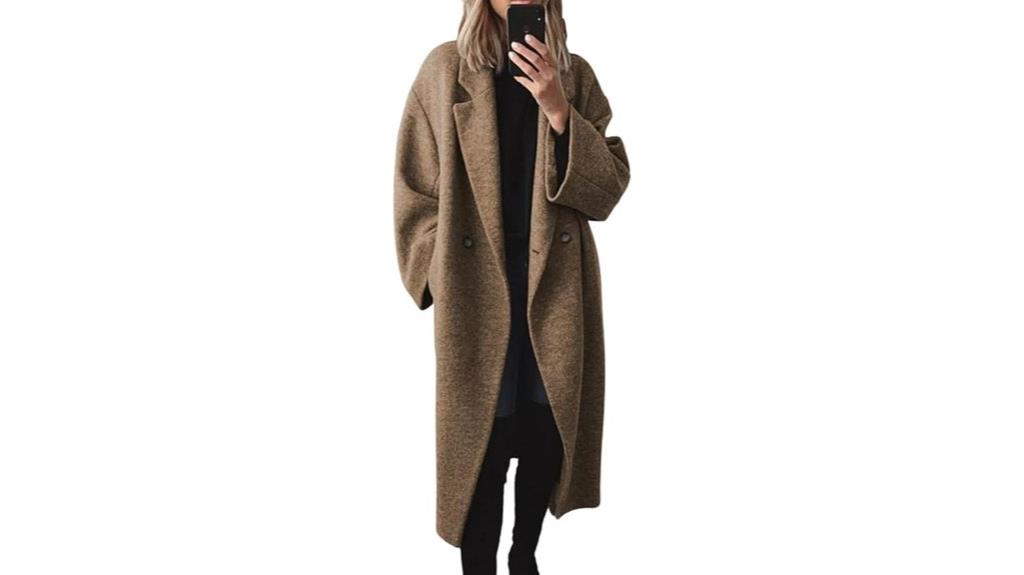 women s double breasted wool coat