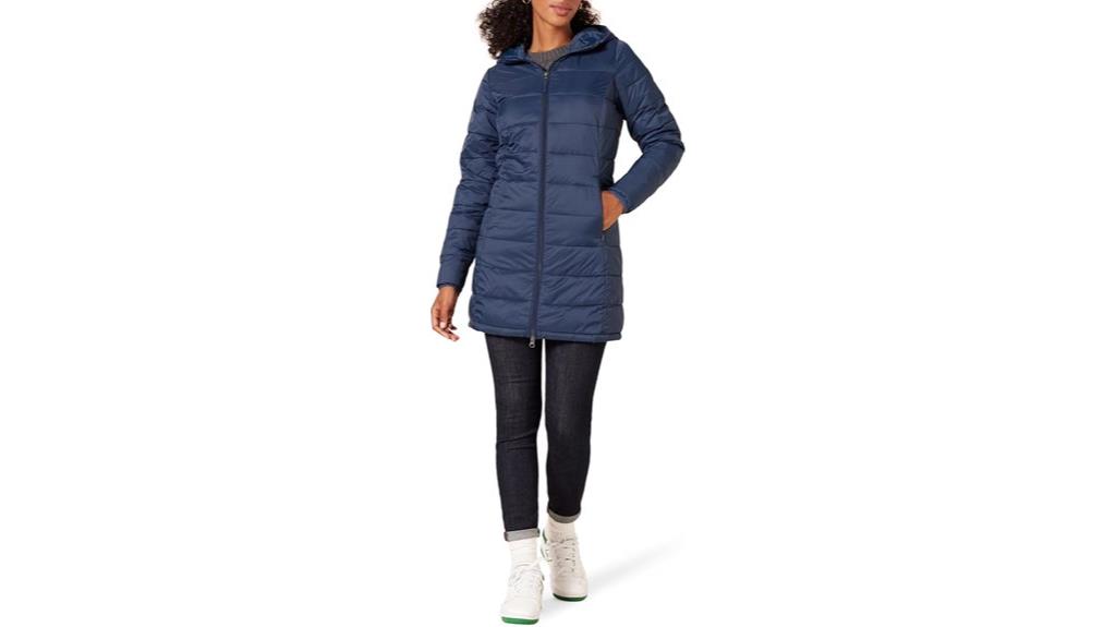 women s lightweight water resistant puffer