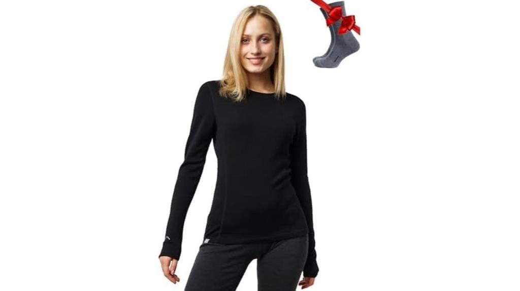 women s merino wool base layer