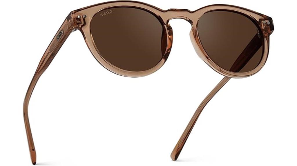 women s round polarized sunglasses