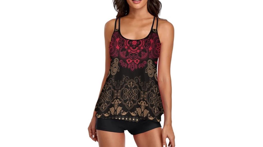 women s tankini with boyshorts