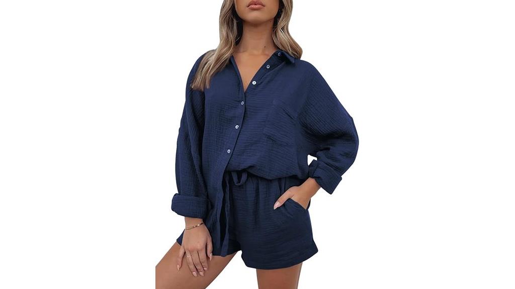 women s two piece pajama set