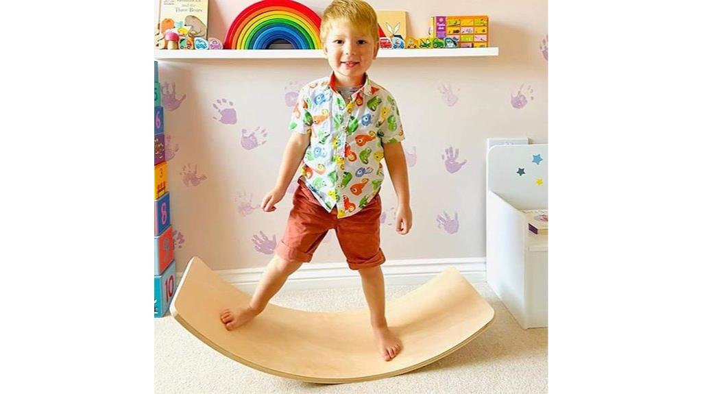 wooden wobble board for all