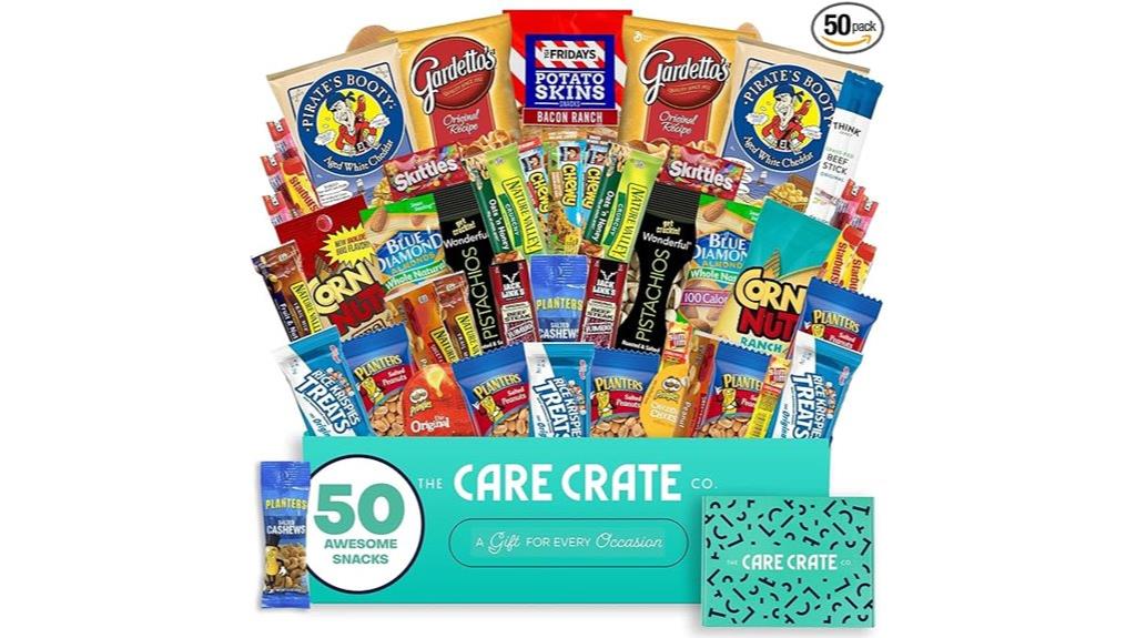 men s 50 snack box