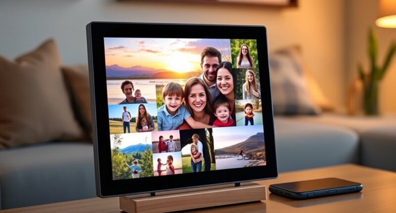 top digital frames with email