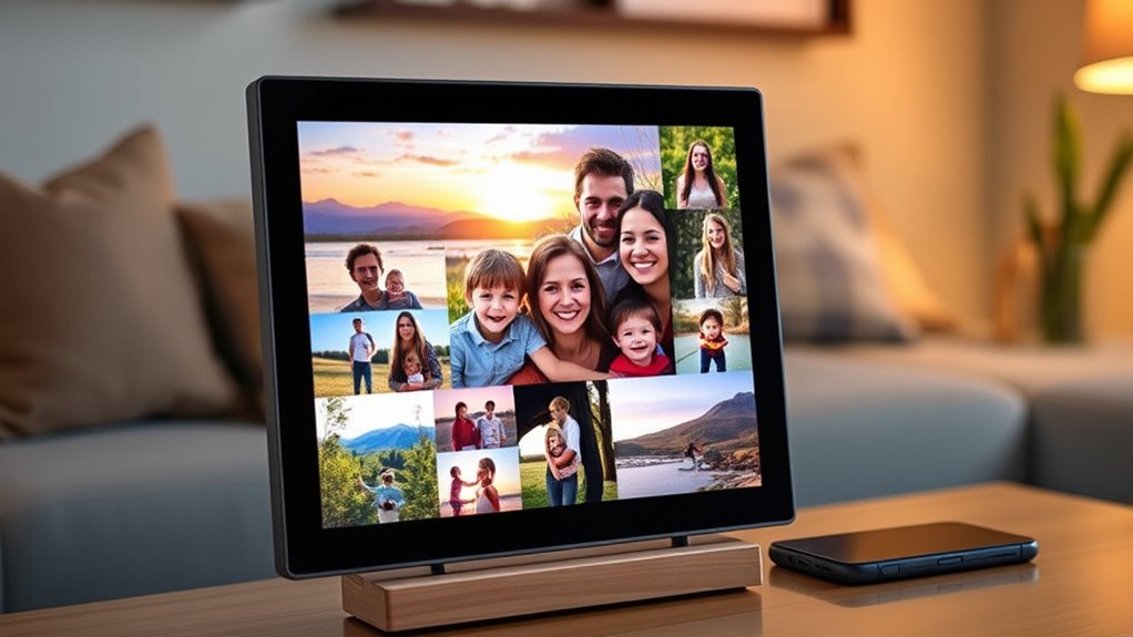 top digital frames with email