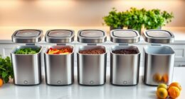 top electric kitchen compost bins