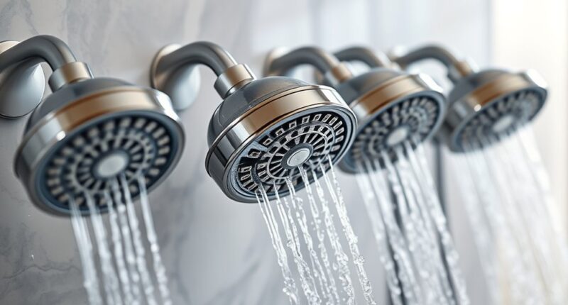 top filtered shower heads
