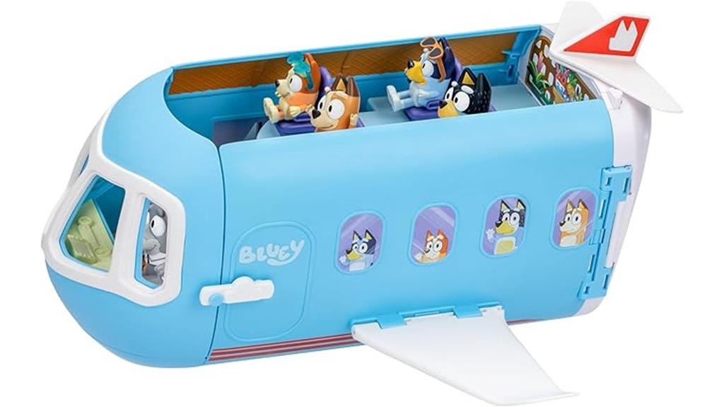 transforming bluey airplane toys