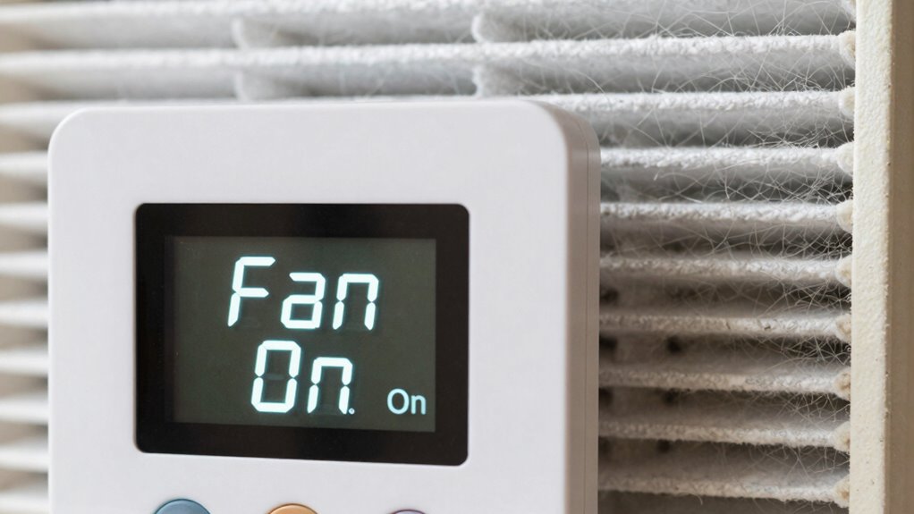 fan setting impacts filter