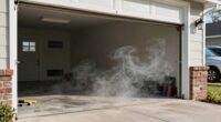 garage door gap leaks