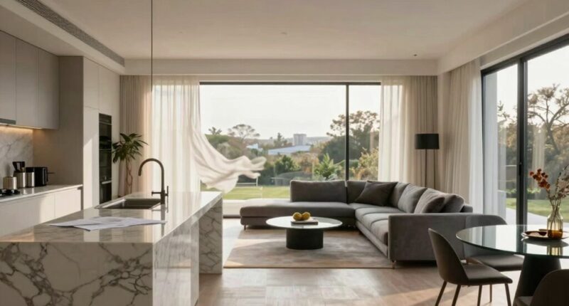 open concept air circulation