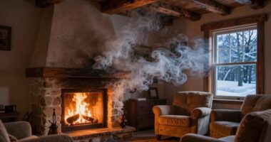 seal fireplace drafts properly