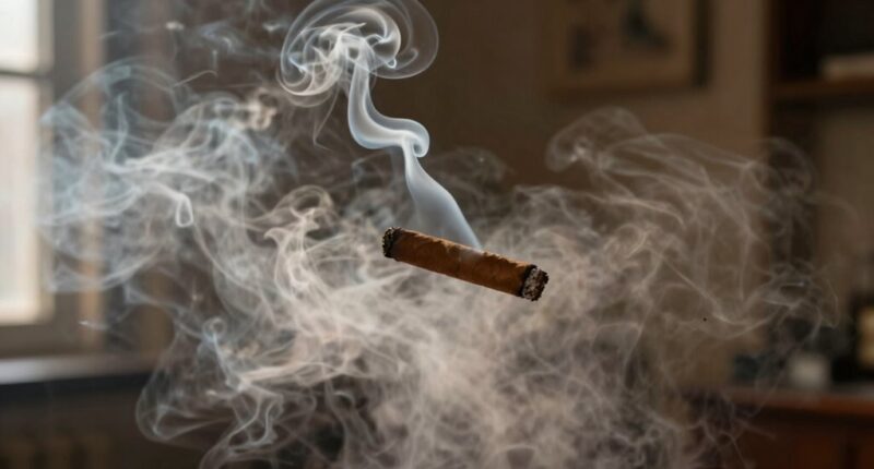 smoke lingering indoors longer