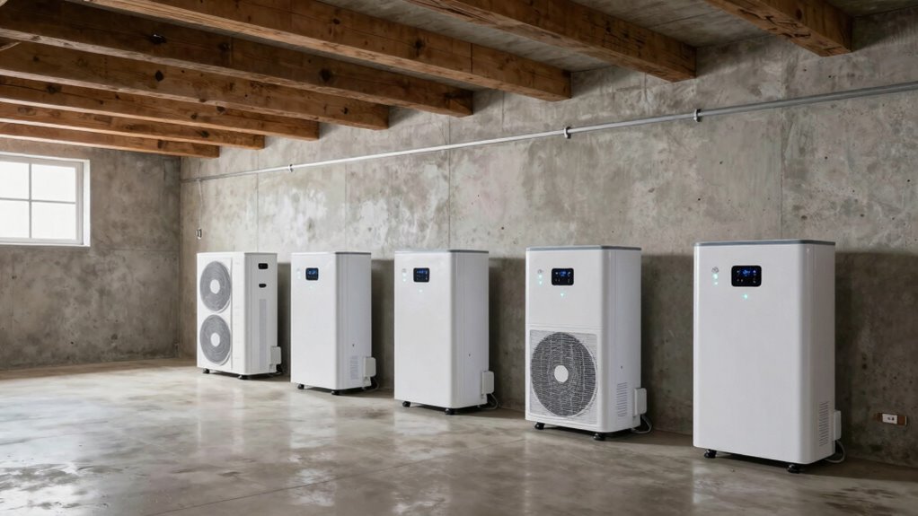 basement dehumidifier selection factors