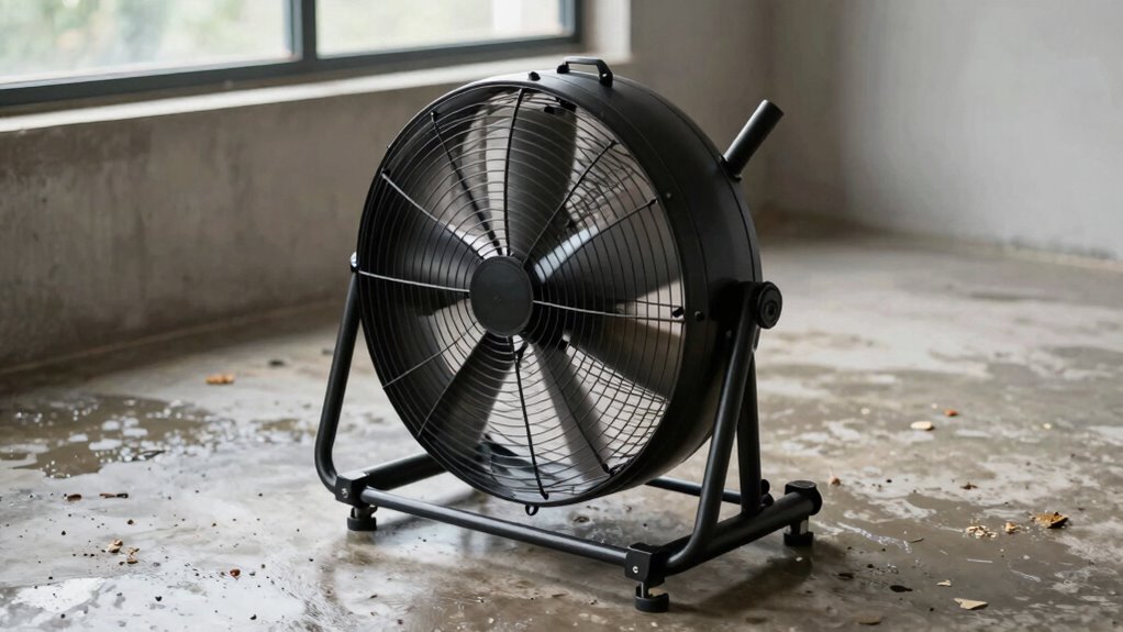 choosing effective flood drying fans