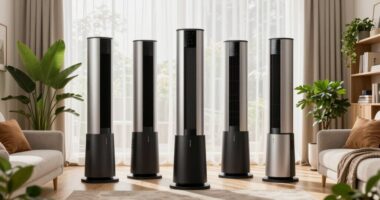 large area carbon air purifiers