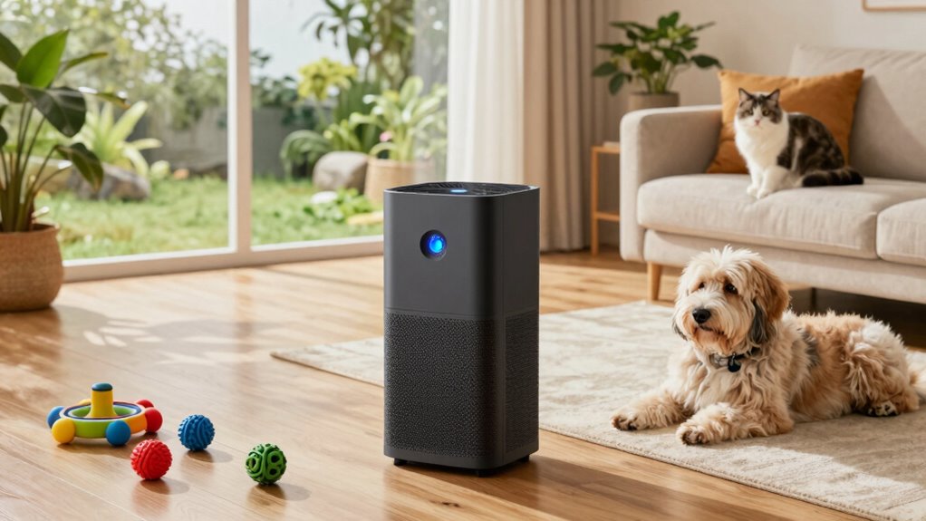 pet hair odor monitoring