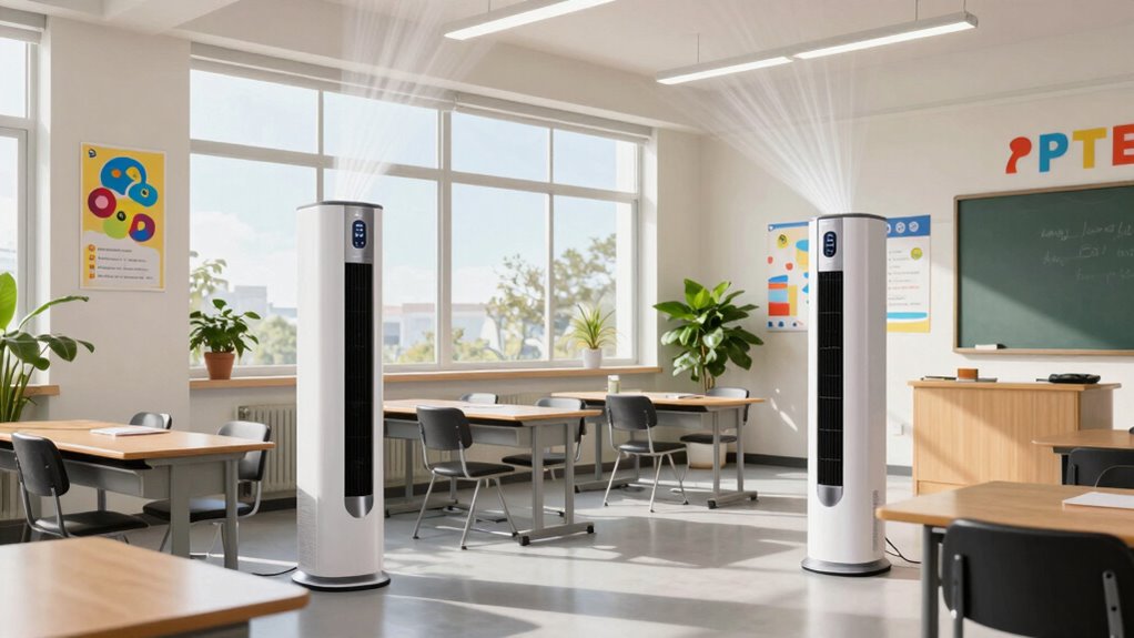 room size filtration noise