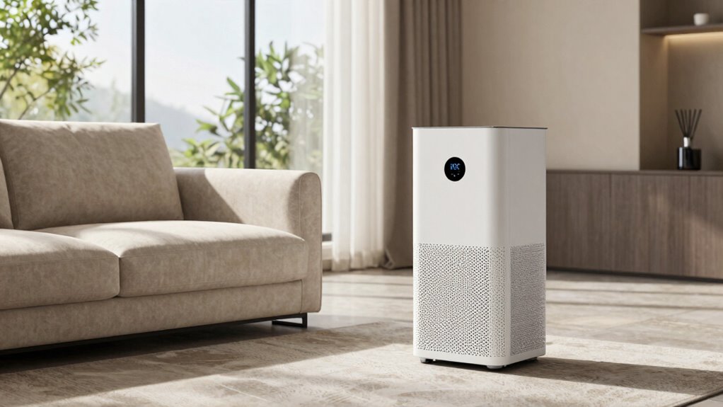 room size filtration voc removal