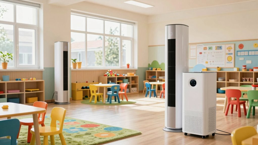 safe effective classroom air purifier