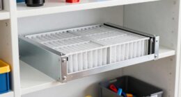 top hvac filter rack