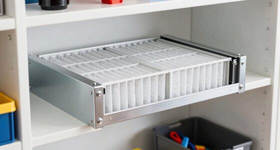 top hvac filter rack