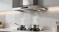top smoke removing range hoods