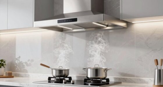 top smoke removing range hoods