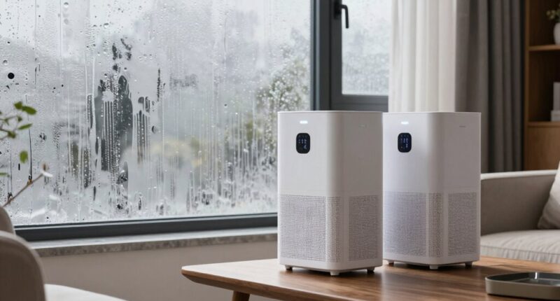top window condensation dehumidifiers