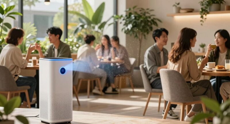 air purification during gatherings