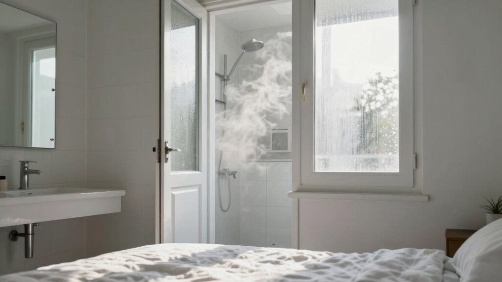 bathroom moisture affects bedroom