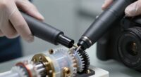 careful vacuuming near delicate equipment