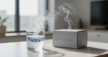 different indoor air pollutants