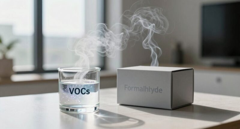 different indoor air pollutants