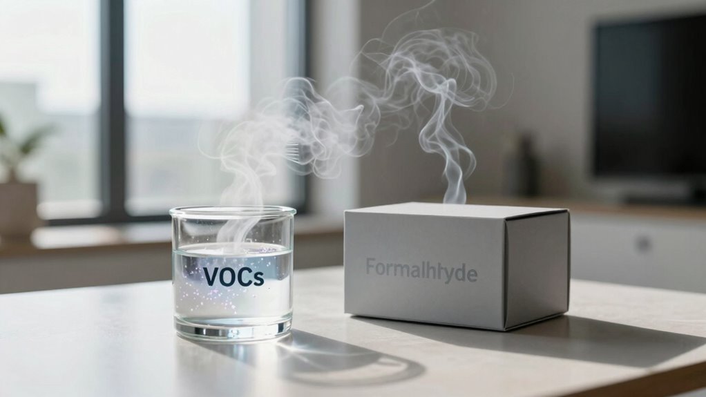 different indoor air pollutants