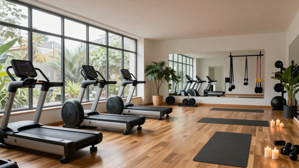 different types of fitness spaces