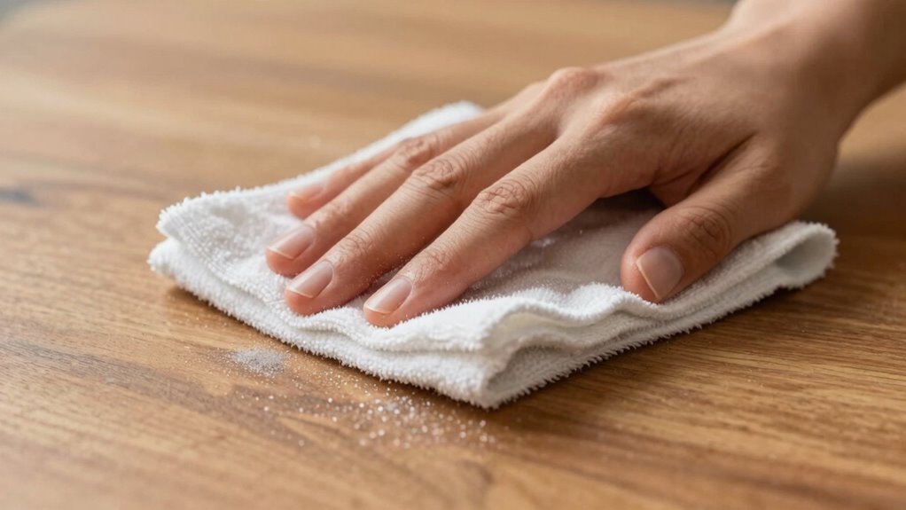 dust from top to bottom
