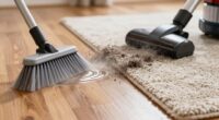 dust release during cleaning