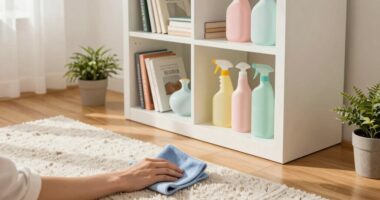 effective low dust cleaning routine
