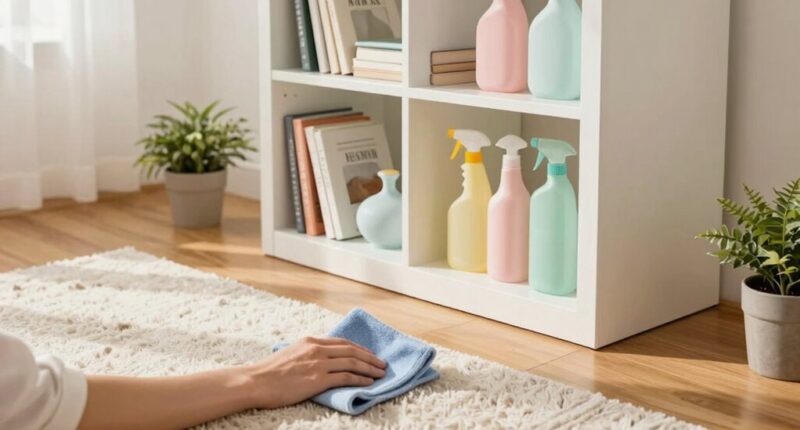 effective low dust cleaning routine
