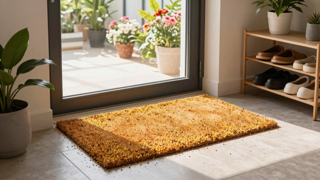 entryway pollen protection routine