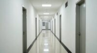 hallways facilitate rapid pollutant spread