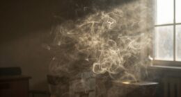 indoor cigarette smoke layers