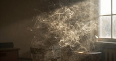 indoor cigarette smoke layers