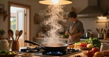 kitchen air circulation pattern