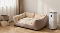 manage pet bedding accumulation