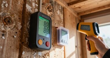 monitor moisture to prevent mold