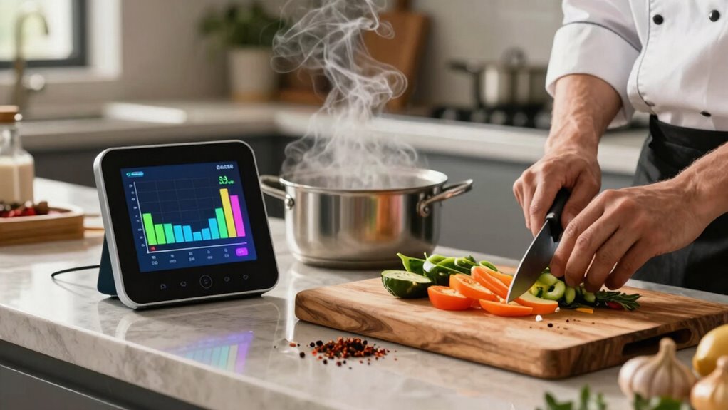 monitoring kitchen air quality