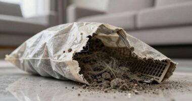 old bags release allergens
